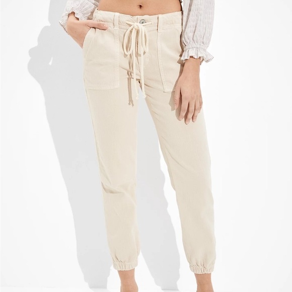NWT American Eagle AE Stretch Tomgirl Utility Jogger Pant - Picture 1 of 9